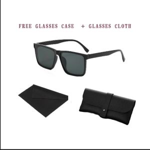 Men Retro Square Polarized UV400 Sunglasses 