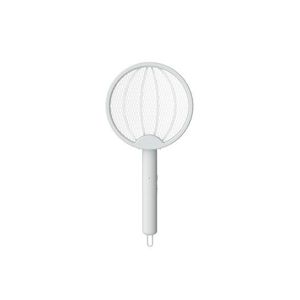 USB Rechargeable Mosquito Swatter with 400mAh Battery, Folding Bug Zapper Lamp, Silent Mosquito Elimination & Child-Safe Mesh - (L48 x D23)cm / (L18.9 x D9)inch