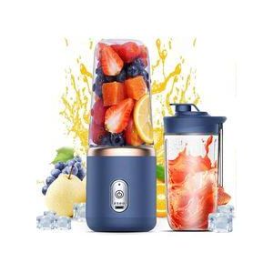 Personal Blender for Shakes & Smoothies, 400ml ? 2 To-Go Portable Cups & Lids, Easy Clean, High-Speed Mixer for Juices, Kitchen, Baby Food ? Powerful Motor, Safe Double Tap