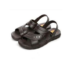 Sandals For Men Anti-Slip Summer Slippers Men's Leather Sport Sandals