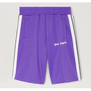 Palm Angels Classic Track Shorts – Purple/White