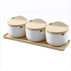 AD 3 in 1 Spice Containers -Cream