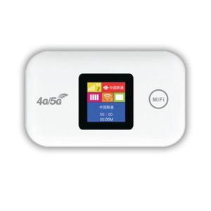 Compact 5G LTE WiFi Hotspot Modem-White/Black