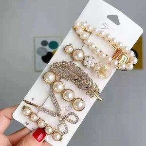 Ladies Luxurious Jewelry Fine Diamond Pearl 6 Pair Earrings Set Earrings