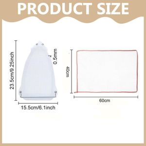 1PCS Ironing Shoe Cover Protective Ironing Pad Heat Ironing Insulation Pad with 1pcs Iron Scorch Mesh Cloth Iron Protective Cover Shield for Home Use and Clothes Protection