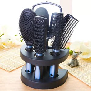 Other 5 pieces Hairbrush, mirror and Comb set with stand