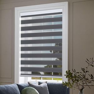 Window Roller Blinds Modern Style, Perfect Light Control- Grey