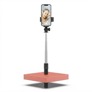 Compact Design 70cm Long Selfie Stick Mini Selfie Stick With mini Ring Light Support Featuring A Rotating Selfie Stick Head For Mobile Content Creators