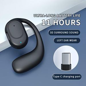 Wireless Headphones Not in Ear Concept Business Hanging Ear Single Ear Sports Music Running Takeout Driving