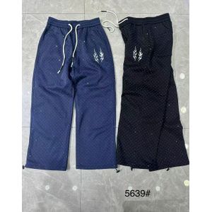 men black long pants bling bling pants