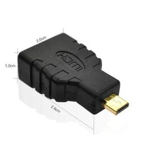 Micro HDMI to Standard HDMI Adapter - Black