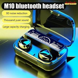 M10 Wireless Bluetooth 5.1 Earphones Dual LED Display