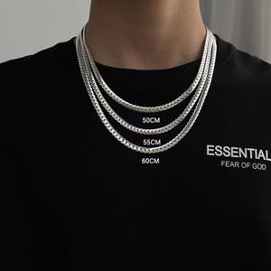 Men's Stainless Steel Cuban Chain Necklace 