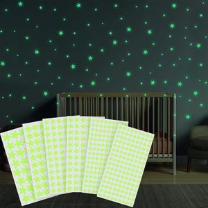 Glow in The Dark Stars Stickers, 3D Luminous Stars Wall Stickers