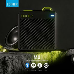 Edifier M0 Portable Bluetooth Speaker Compact Lightweight Speaker with Straps, 8H Battery Life, Bluetooth V5.3 for Travel and Outdoor- Grey
