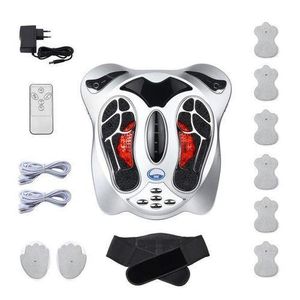 Protection Instrument EMS Foot Massager with Infrared Heating, Remote Control & Electrode Pads