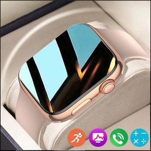 Series 8 Bluetooth Calling Smart Watch For IOS Android - Pink