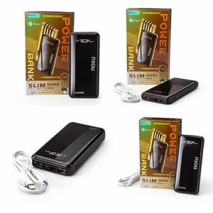 POPCU Slim 10000mAh Power Bank – Fast Charging, Dual Input & 4 Outputs, LED Display