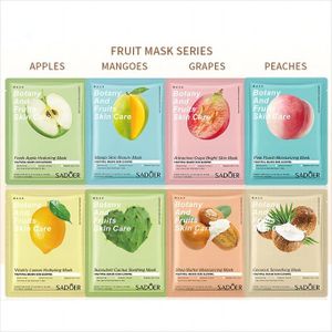 8 pcs SADOER Botany And Fruits Skin Care Natural Brightening Hydrating Moisturizing Facial Mask 02