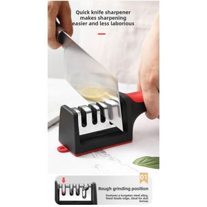 Professional Four-Speed Knife Sharpener and Repair Tool