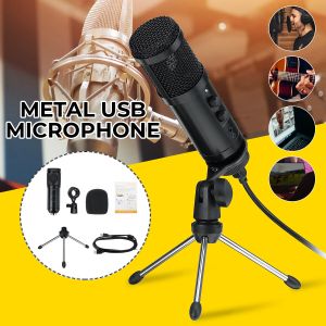 YOTTO USB Microphone 192KHZ/24BIT Condenser Cardioid Microphone Plug & Play  PC Computer Mic for Podcast, Streaming, , Gaming, Recording with Pop  Filter, Mic Stand, Shock Mount