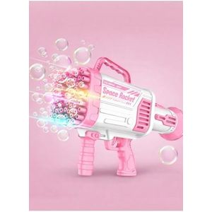 Electric Automatic Bubble Toy Gun For Kids (L10.79 x W16.65 x H5.12)inch - Pink