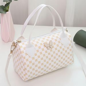 Women Leather Handbag Ladies Shoulder Bag Chain Crossbody Bags Handbags Sling Bag White