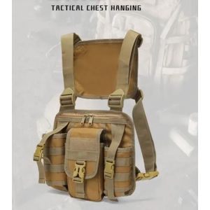 AD Multifunctional Chest Vest  Bag - Multicolour