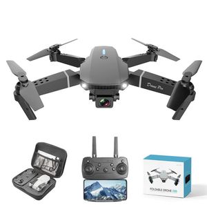 E88 Pro 4K Dual Camera Drone with Carrying Bag - Black