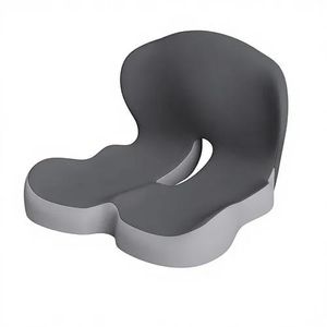 Ergonomically Designed L-shaped Integrated Office Chair Cushion, Memory Foam Car Lumbar Pillow with Lumbar Support