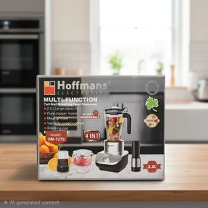 Hoffmans 4-in-1 Multifunction Blender – 2.0L – 1000W – White