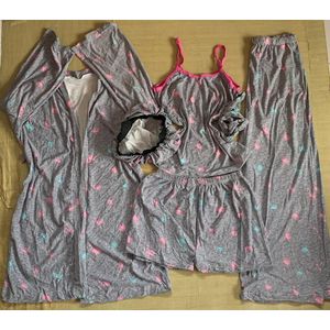 5in1 Fashion Ladies Night Wear Top, Trousers And Shorts