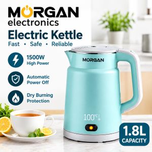 Morgan  FK-0320 1.8L 1500W Stainless Steel Electric Kettle