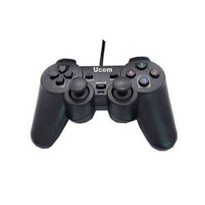 UCOM USB Single Wired Game Controller for PC & Laptop - Black