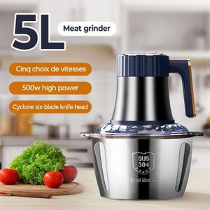 Lronsit 5L Electric Meat Grinder for High Power Mixing FUFU/ EBA/ Pounded Yam