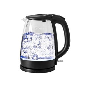 Midea Kettle 1.7L - 1800W with LED Backlighting and 360 Rotation - Black