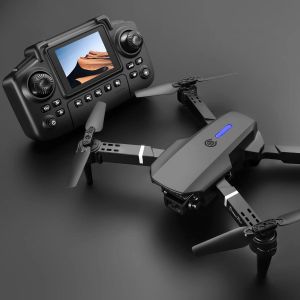 Other E99 Drone With screen controller and Dual 4K Camera - Black