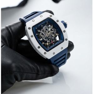 Luxury Blue tonneau shaped men’s watch