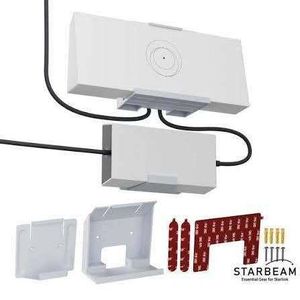 ABS Router & Power Supply Separate Wall Mount Kit for Starlink GEN 3