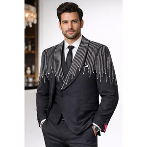 Daro Uomo Daro Embellished slim fit shawl lapel Tuxedo 