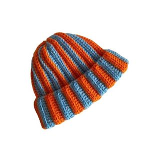 Knitted Woollen Beanie-Multicolor 