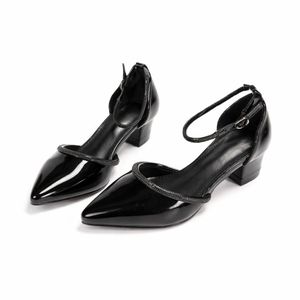 CONOLI  Elegant  Girls’ Heel Shoes - Black