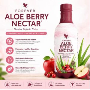 Forever Living Aloe berry nectar drink support the immune system