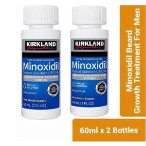 Kirkland Minoxidil New Minoxidil Beard Growth Treatment For Men - 60ml x 2