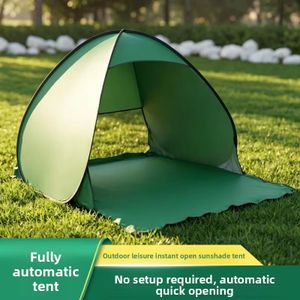 Instant Pop Up Beach Sun Shelter Tent, Portable Automatic UV Protection Outdoor  Shade Tent