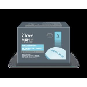 Dove Bar Soap Men Clean Comfort - 90g x 4
