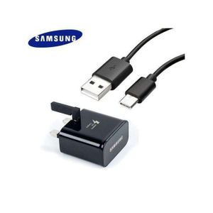 Samsung Type C Fast Charger (3 pins) - 100-240V - Black