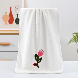 GALUIN 1 piece coral fleece bath towel
