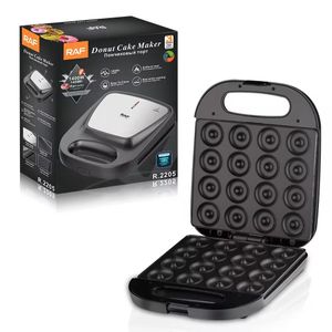 RAF 16 Piece Slot Doughnut/Donut Maker - Black 