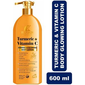 Roushun Turmeric & Vitamin C Body Glowing Lotion – 600 ml